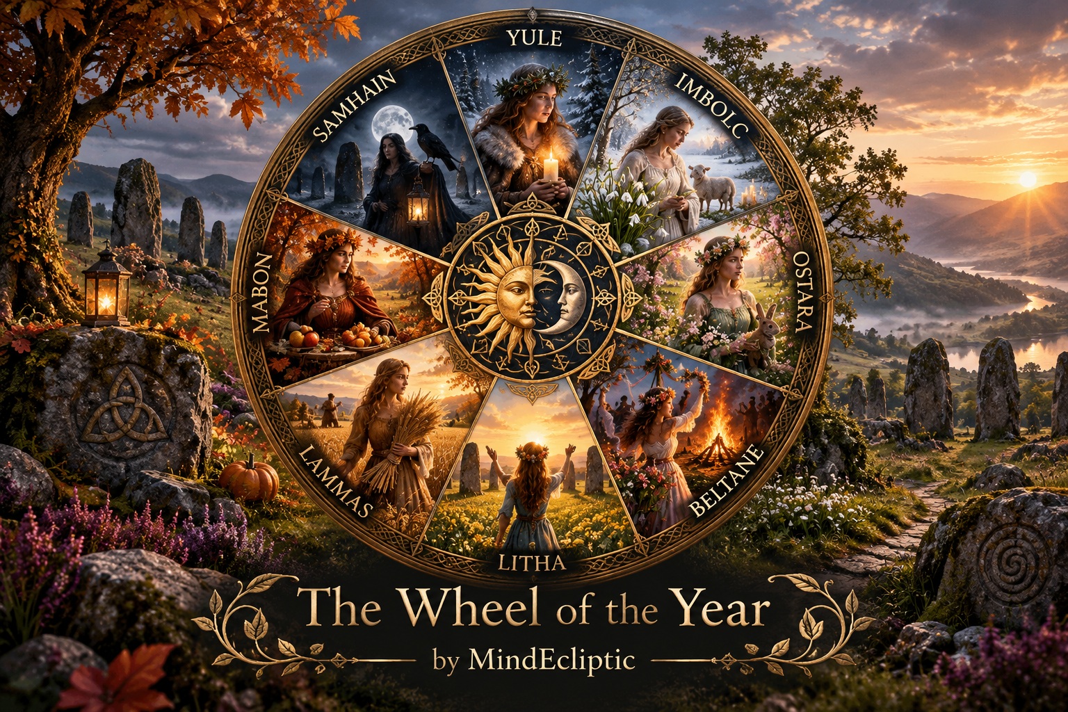 The Wheel of the Year, Reimagined: Discover MindEcliptic’s Free Interactive Calendar